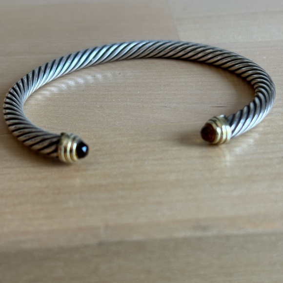 Authentic David Yurman Cable Bracelet with Citrine and 14k Gold - Picture 3 of 9
